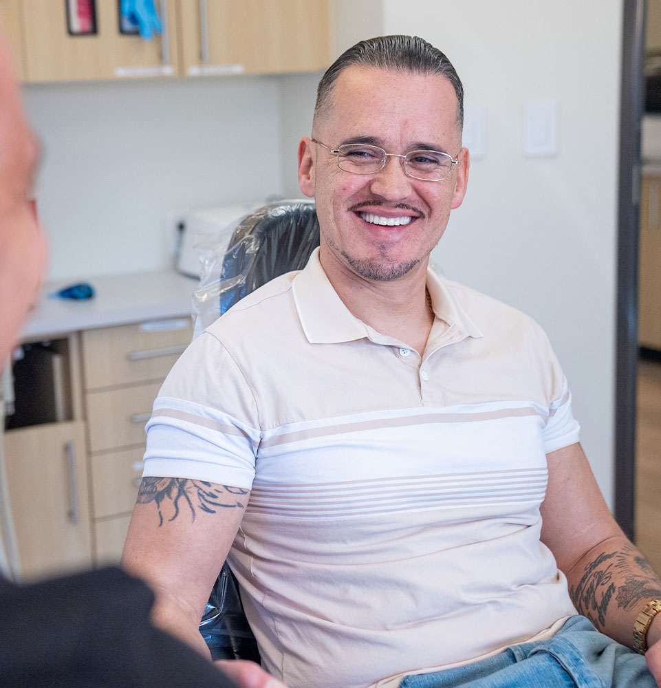 jose with his new full arch dental implants