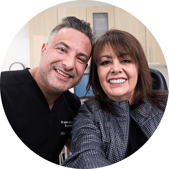 kim with full arch dental implants